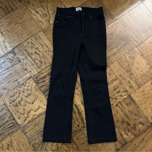 J. CREW | Billie Demi Boot Crop Jeans Black Size 24 Worn Once EUC!!!